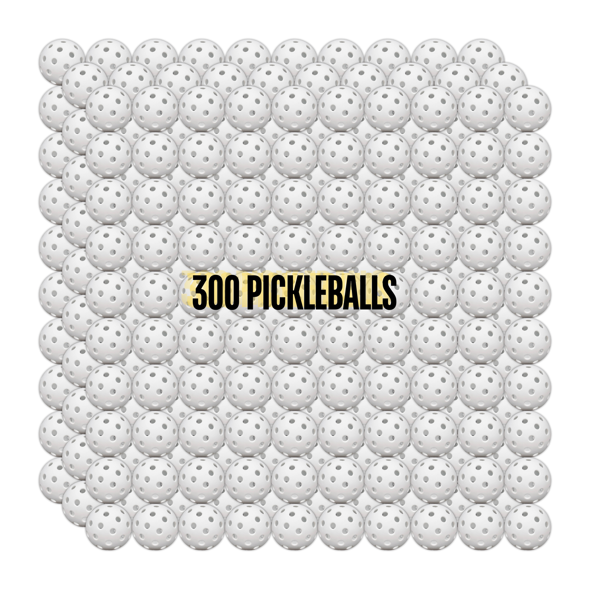 Lobster Sports White Pickleballs, Qty 300