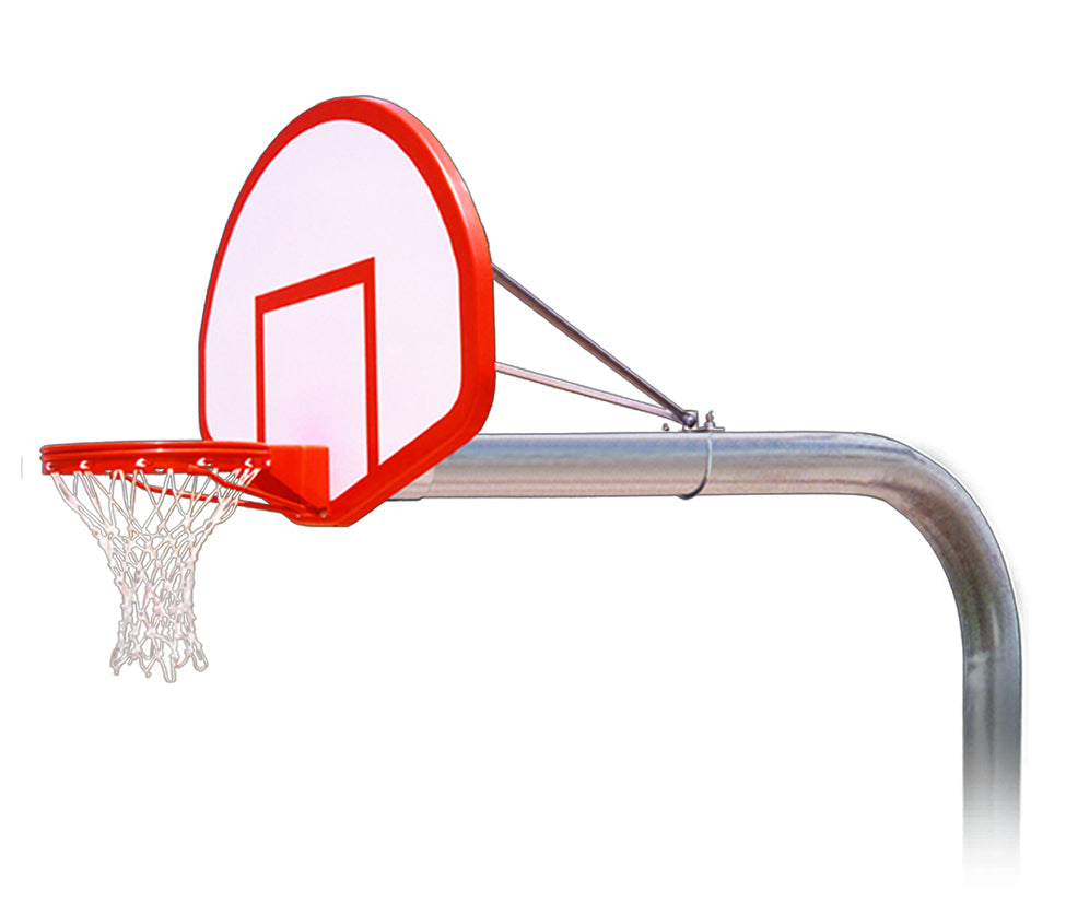 First Team Brute Flight In Ground Basketball Goal - 39"x54" Fiberglass