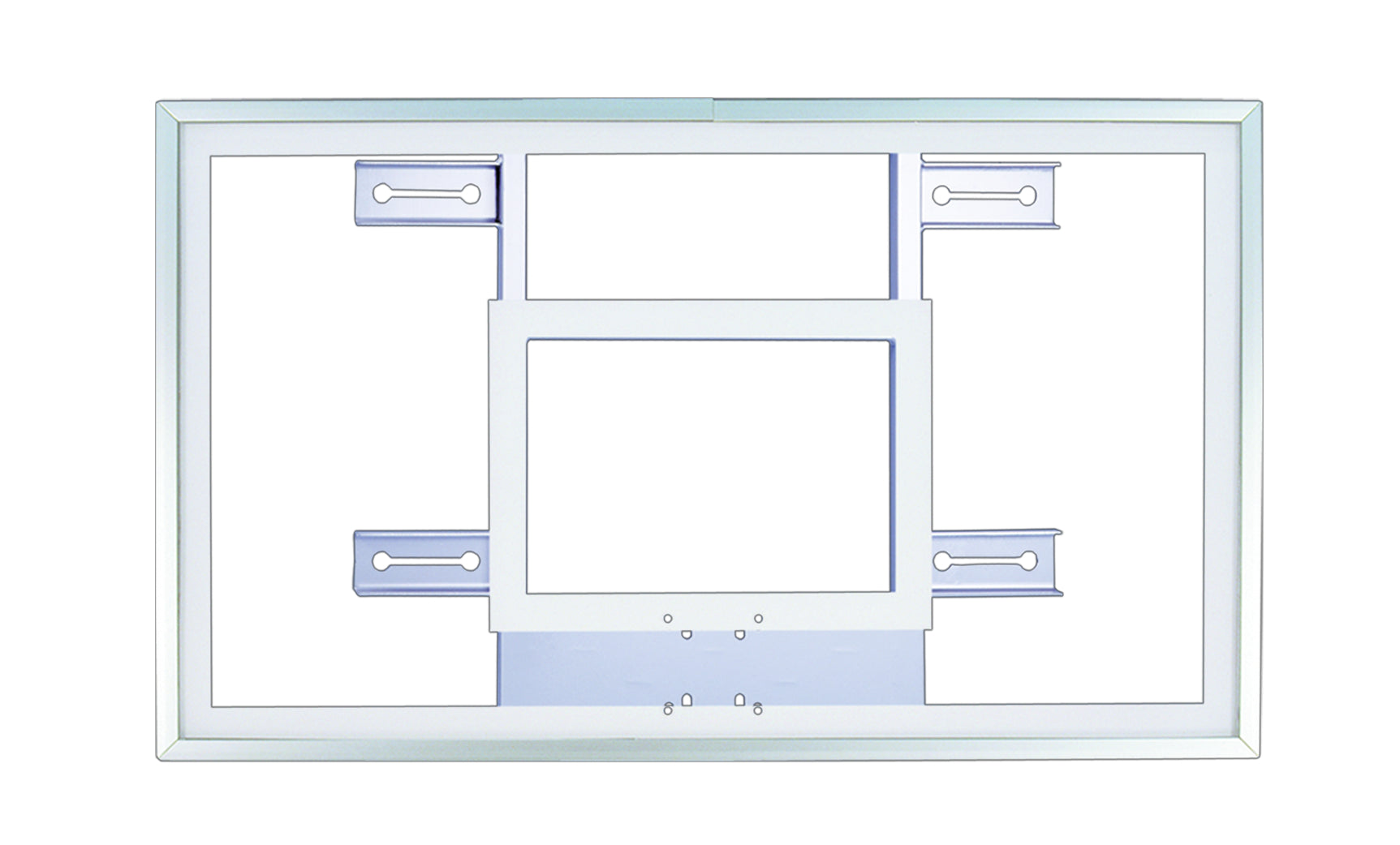 First Team FT220H Gymnasium Acrylic Basketball Backboard - 36" x 60" Acrylic