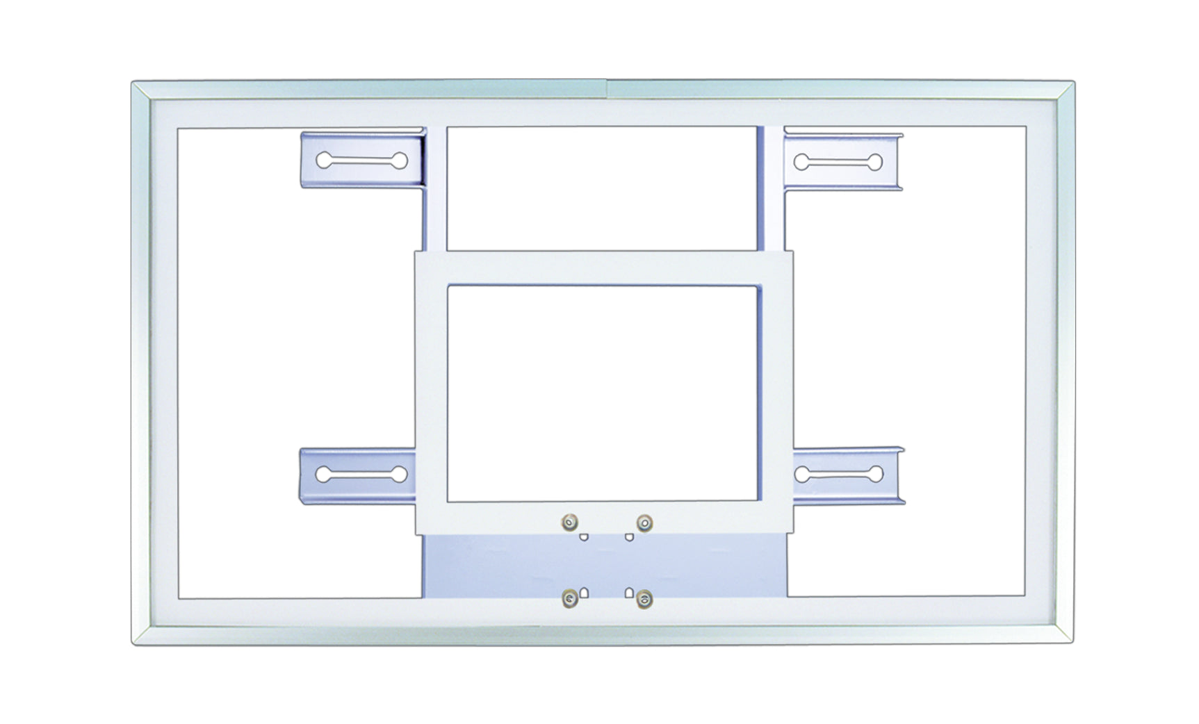 First Team FT230H Gymnasium Glass Basketball Backboard - 36" x 60" Tempered Glass