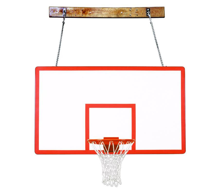 First Team FoldaMount68 Performance Folding Wall Mounted Basketball Goal - 42" x72" Fiberglass
