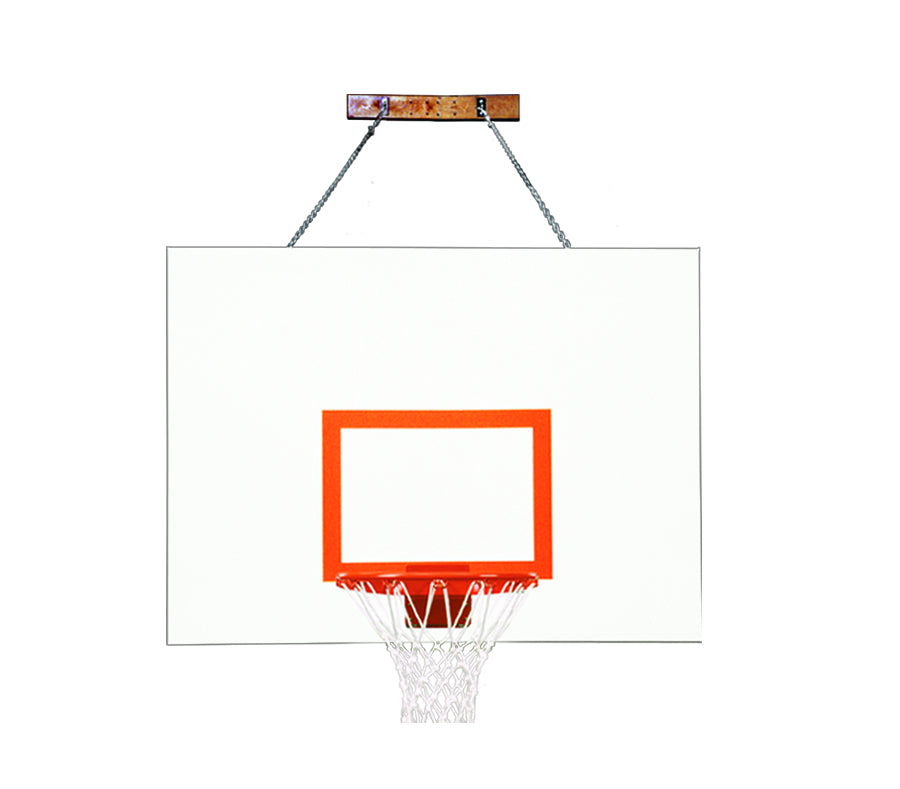 First Team FoldaMount82 Aggressor Wall Mounted Basketball Goal - 42"x60" Steel