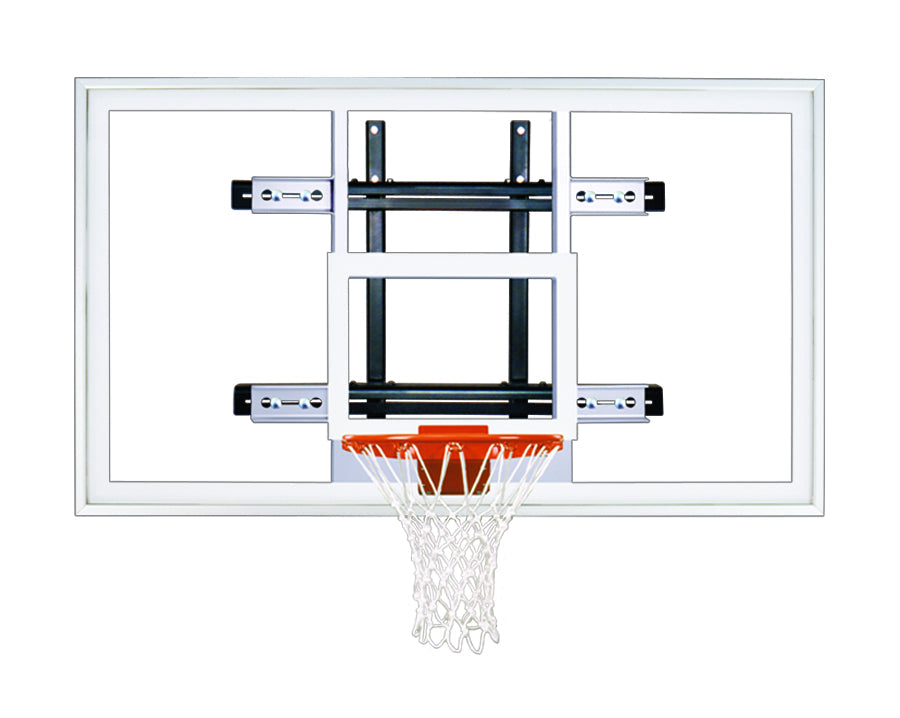 First Team PowerMount Supreme Wall Mounted Basketball Goal - 42"x72" Acrylic