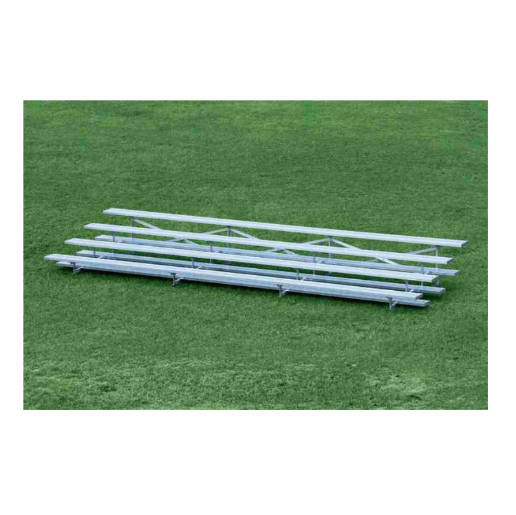 Athletic Connection 4 Row Low Rise Aluminum Bleachers