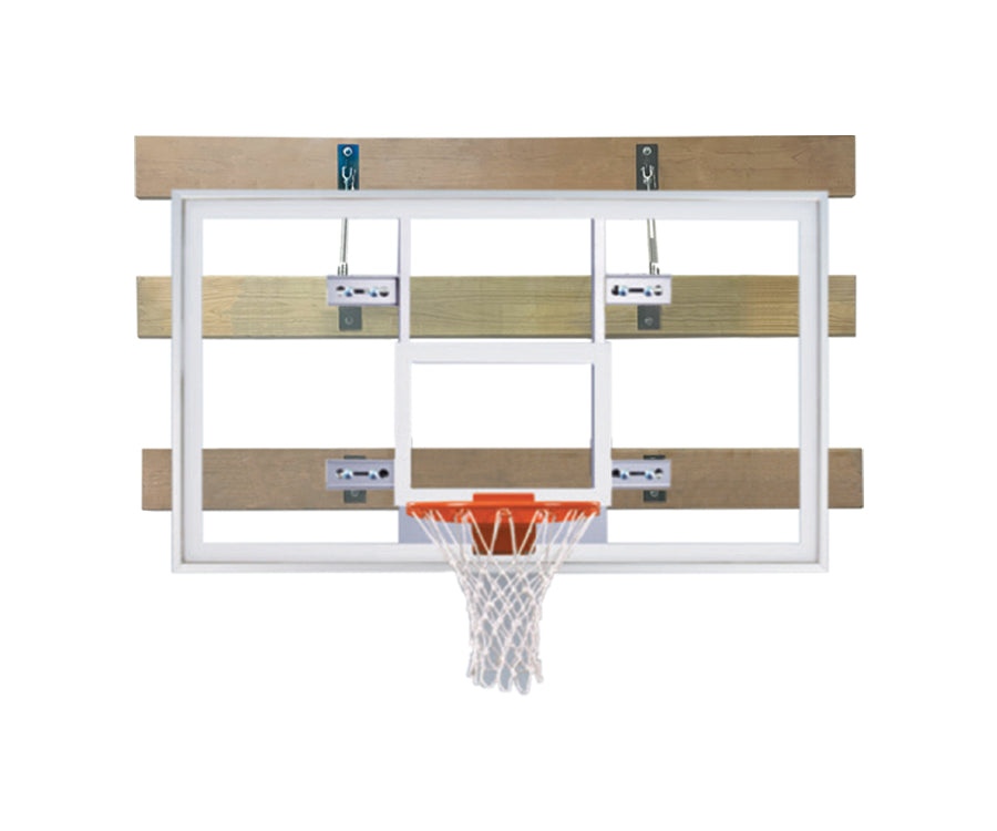 First Team SuperMount01 Supreme Wall Mounted Basketball Goals - 42"x72" Acrylic