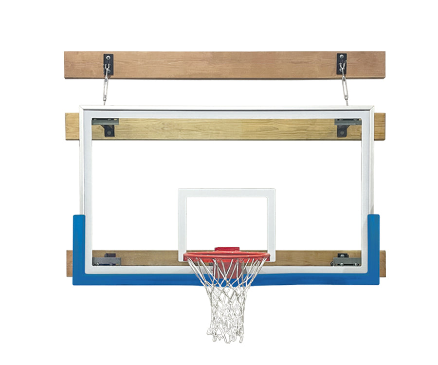First Team SuperMount01 Triumph Wall Mounted Basketball Goals - 42"x72" Tempered Glass