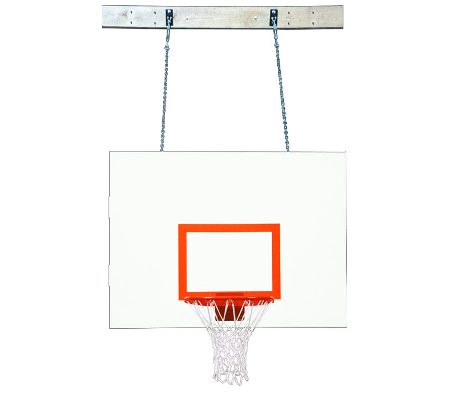 First Team SuperMount23 Aggressor Wall Mounted Basketball Goals - 42"x60" Steel