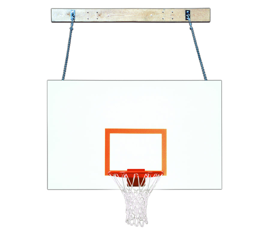 First Team SuperMount23 Magnum Wall Mounted Basketball Goals - 42"x72" Steel