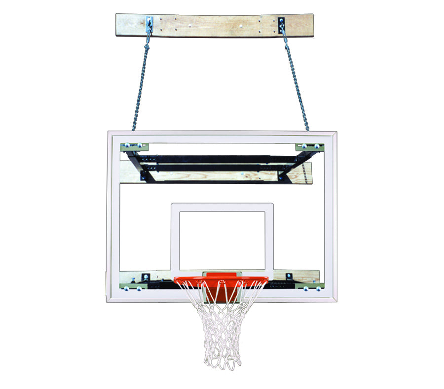 First Team SuperMount23 Maverick Wall Mounted Basketball Goals - 40"x54" Tempered Glass