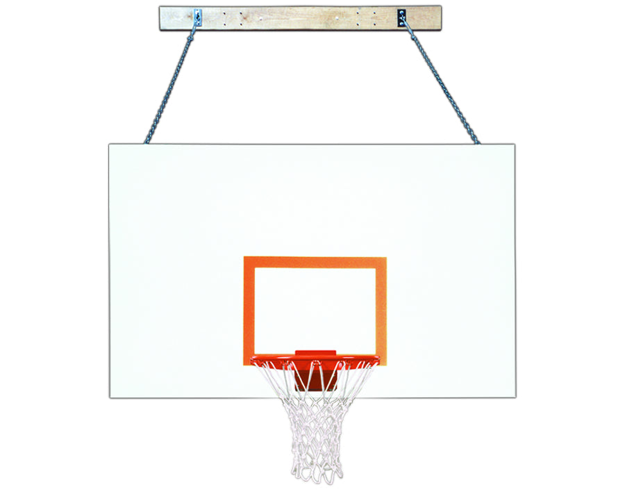 First Team SuperMount68 Magnum Wall Mounted Basketball Goal - 42"x72" Steel