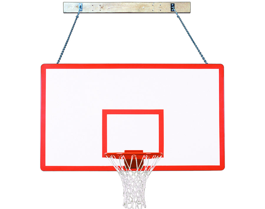 First Team SuperMount68 Performance Wall Mounted Basketball Goal - 42"x72" Fiberglass
