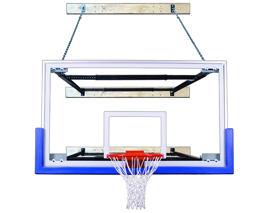 First Team SuperMount68 Triumph Wall Mounted Basketball Goal - 42"x72" Tempered Glass