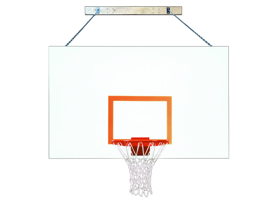 First Team SuperMount82 Magnum Wall Mounted Basketball Goal - 42"x72" Steel