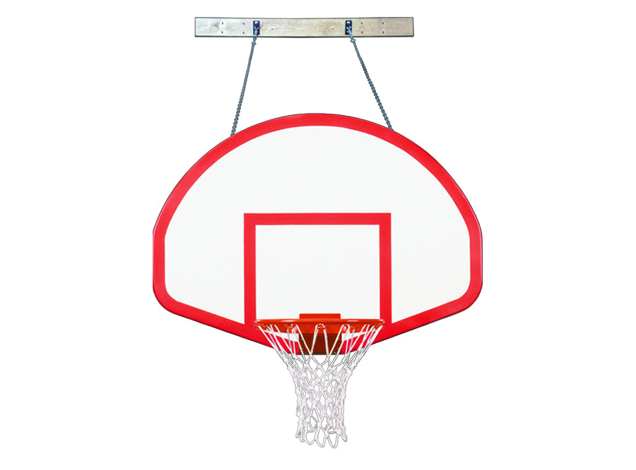 First Team SuperMount82 Rebound Wall Mounted Basketball Goal - 39"x54" Fiberglass