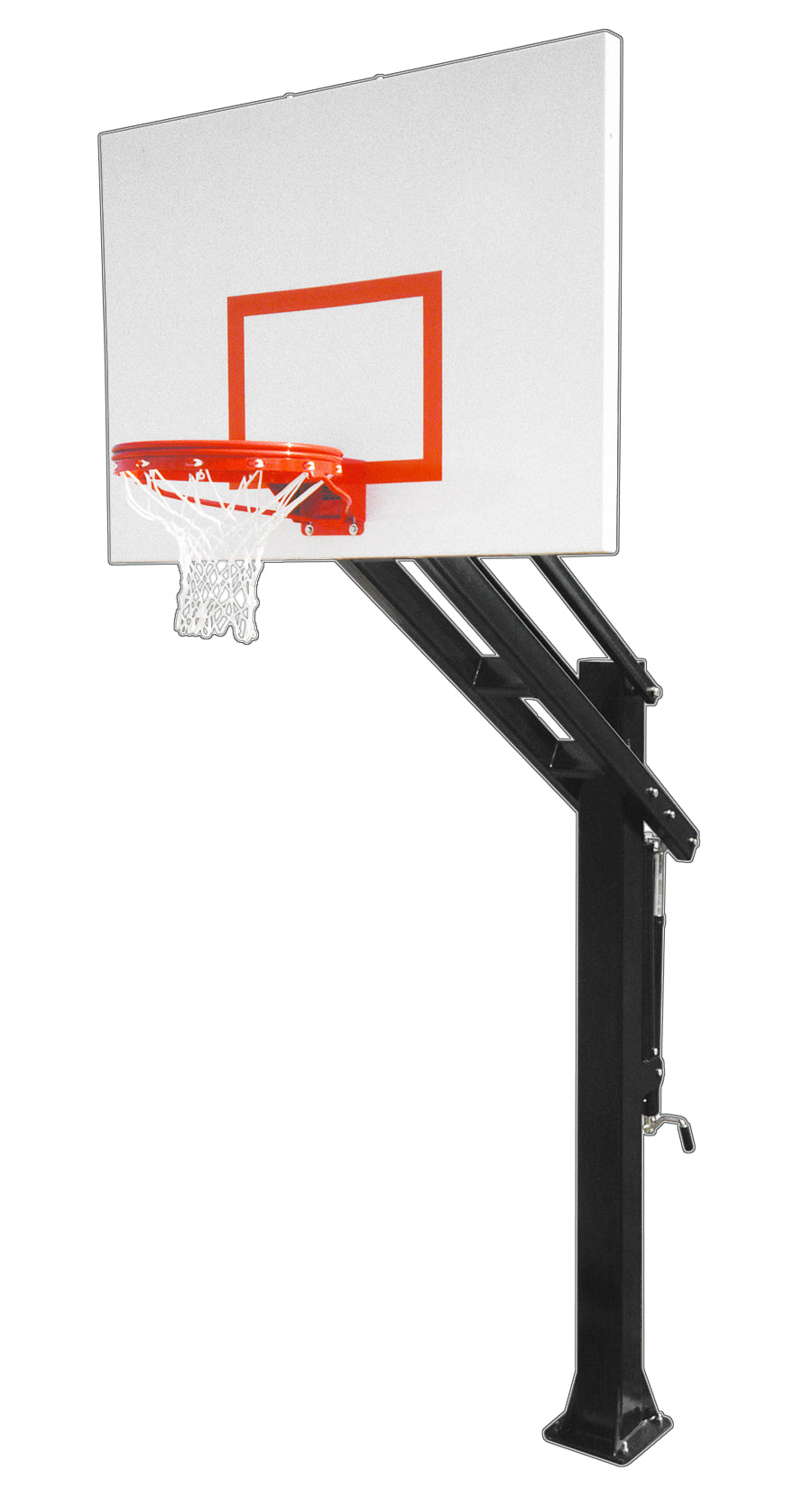 First Team Titan Impervia In Ground Basketball Goal - 42"x60" Aluminum