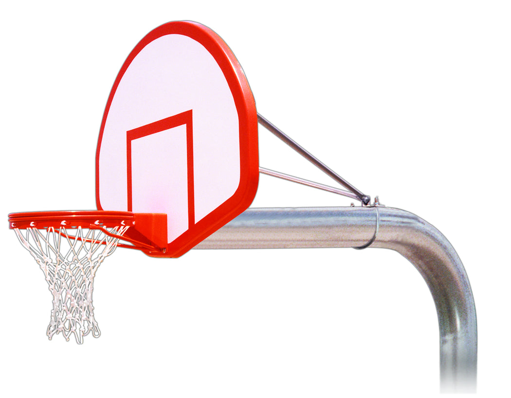 First Team Tyrant Flight In Ground Basketball Goal - 39"x54" Fiberglass