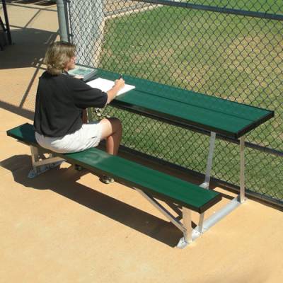 Athletic Connection Scorers Aluminum Table With Bench