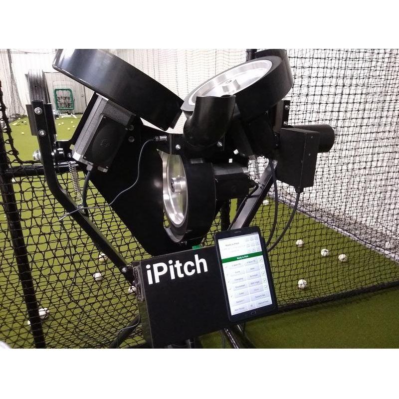 Spinball iPitch Smart Baseball & BB-XL 3 Wheel Pitching Machine IPC3