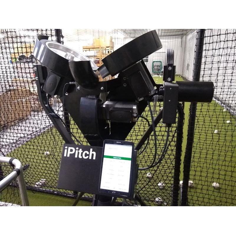 Spinball iPitch Smart Baseball & BB-XL 3 Wheel Pitching Machine IPC3