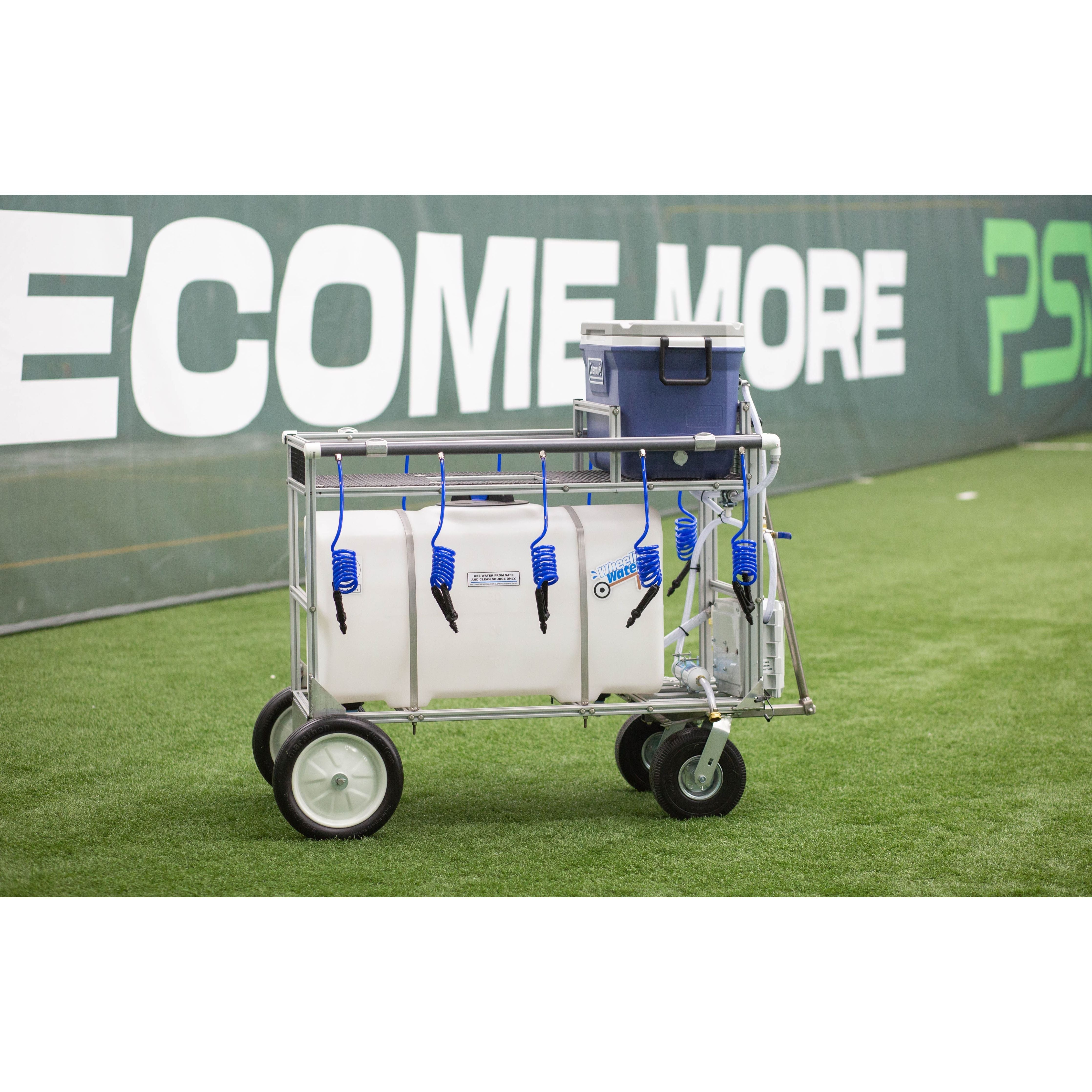 Wheelin Water WTH50 Team Manager (50 GALLON) Water Hydration Cart