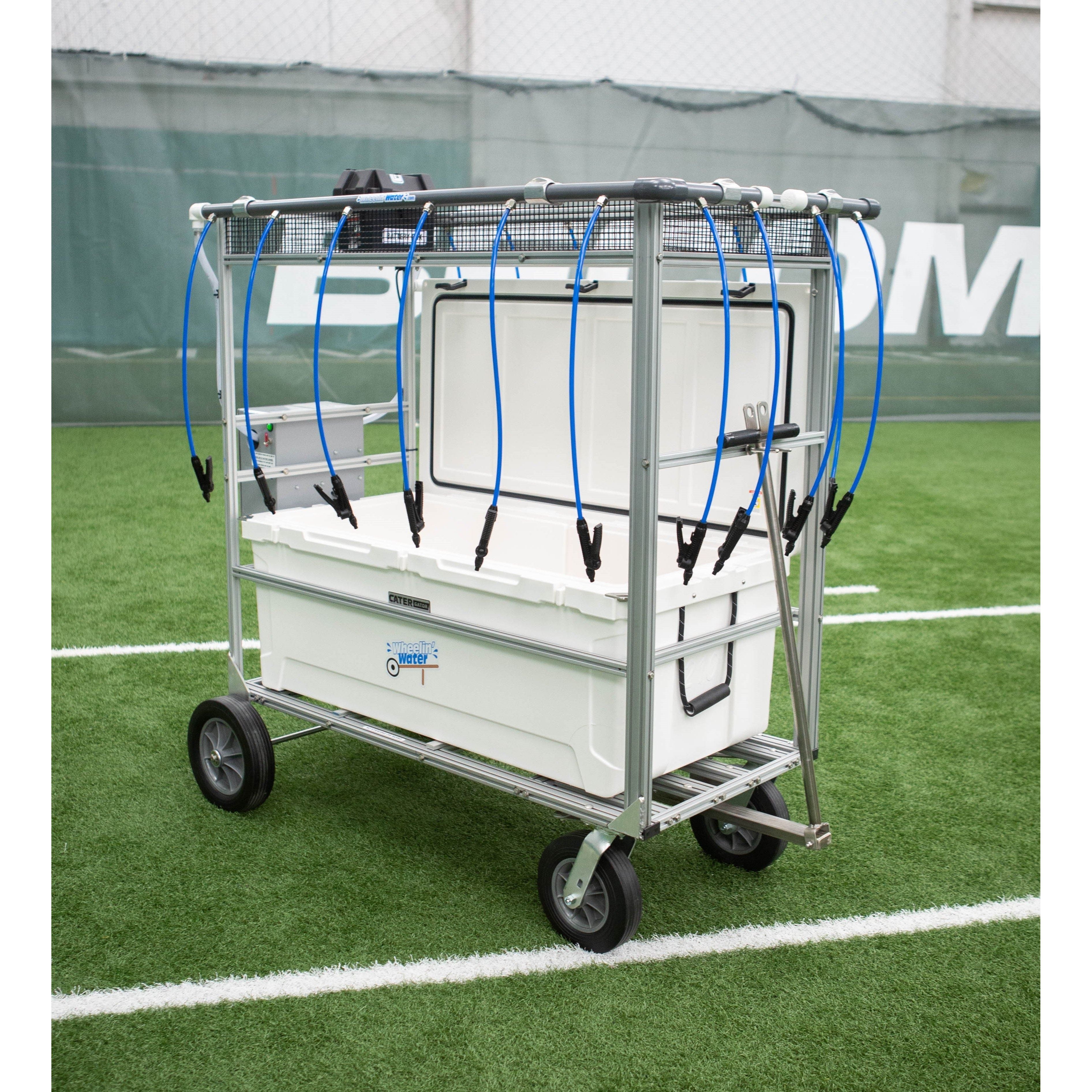 Wheelin Water WTM51-16 Team Cooler 51  (51 GALLON COOLER) Water Hydration Cart