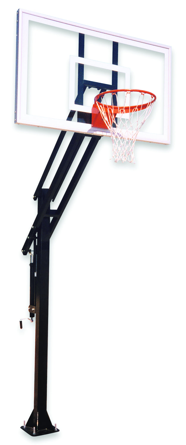 First Team Attack Pro In Ground Basketball Goal - 36"x60" Tempered Glass