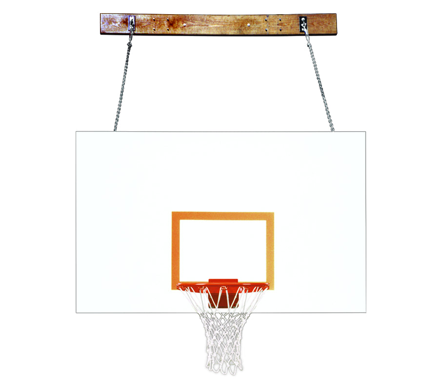First Team FoldaMount46 Magnum Wall Mounted Basketball Goal - 42"x72" Steel