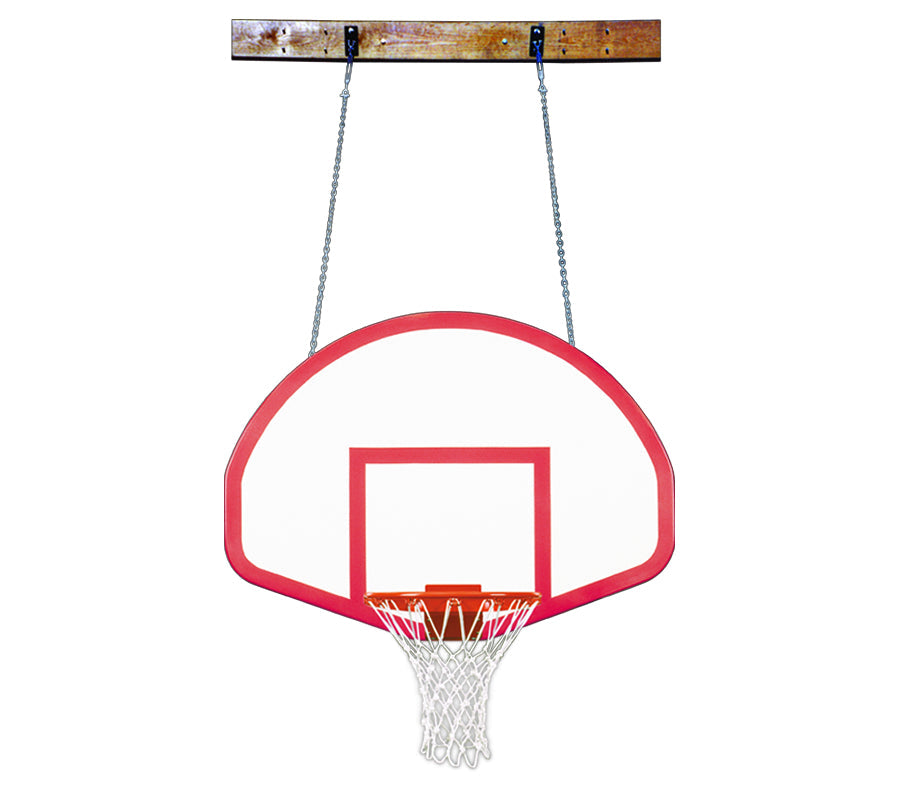 First Team FoldaMount68 Rebound Folding Wall Mounted Basketball Goal - 39" x54" Fiberglass