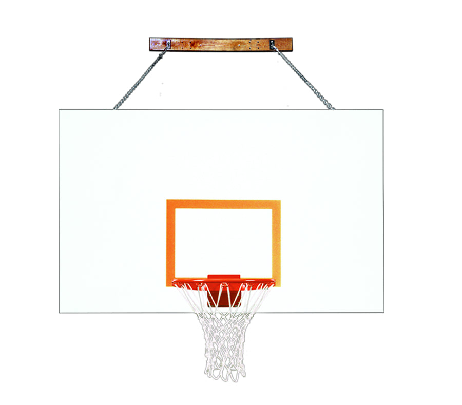 First Team FoldaMount82 Magnum Wall Mounted Basketball Goal - 42"x72" Steel