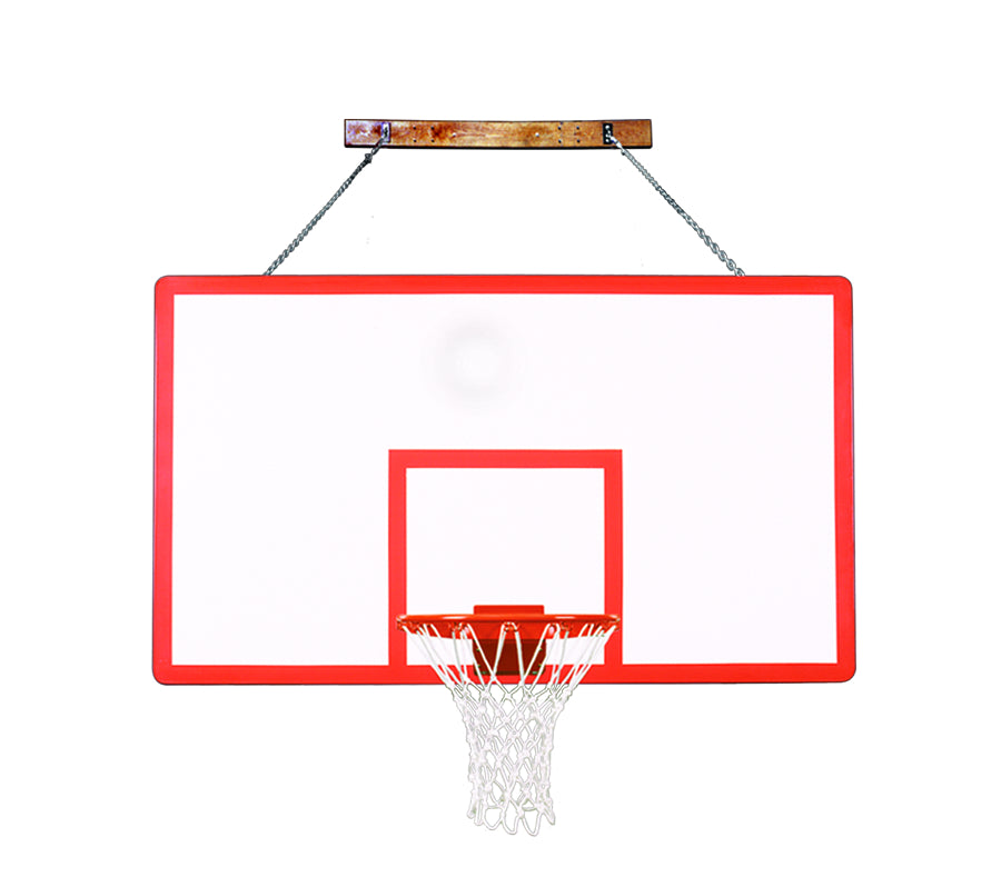 First Team FoldaMount82 Performance Wall Mounted Basketball Goal - 42"x72" Fiberglass