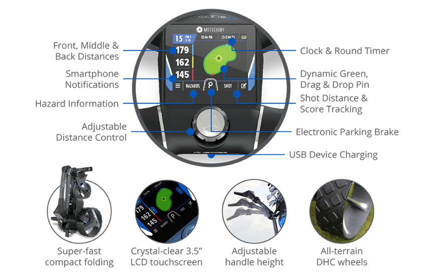 Motocaddy M5 GPS DHC Electric Golf Caddy