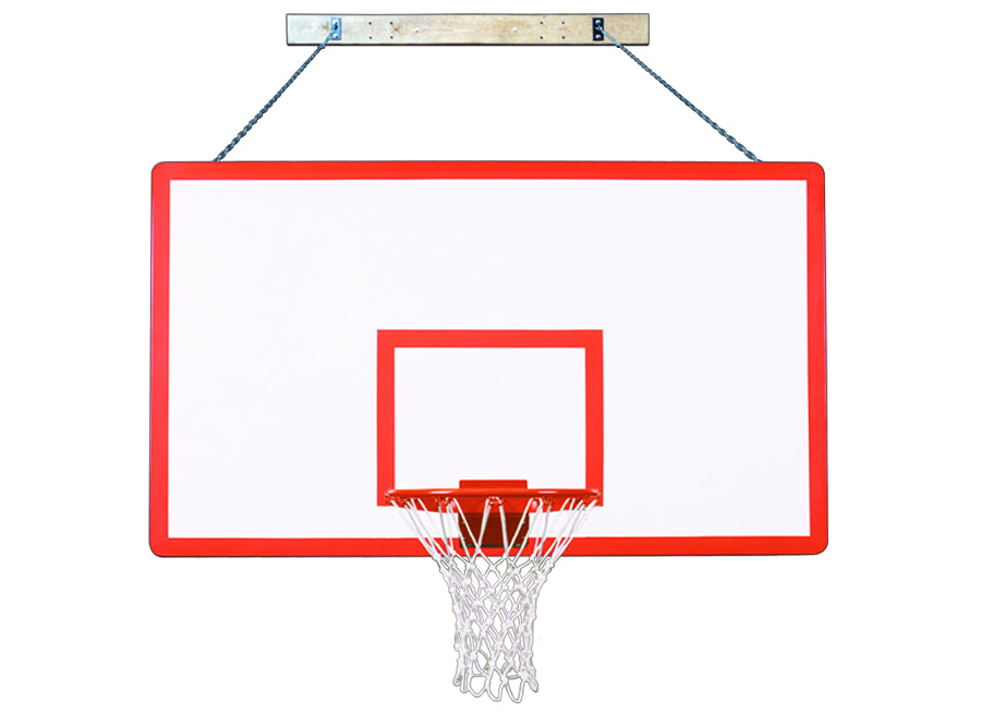 First Team SuperMount82 Performance Wall Mounted Basketball Goal - 42"x72" Fiberglass