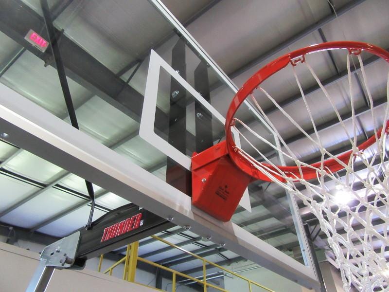 First Team Thunder Ultra Portable Basketball Goal - 36 x 54 Tempered Glass