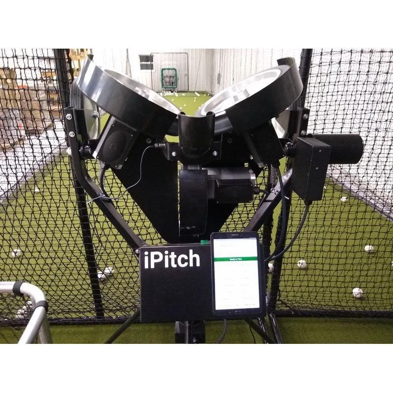 Spinball iPitch Smart Baseball & BB-XL 3 Wheel Pitching Machine IPC3