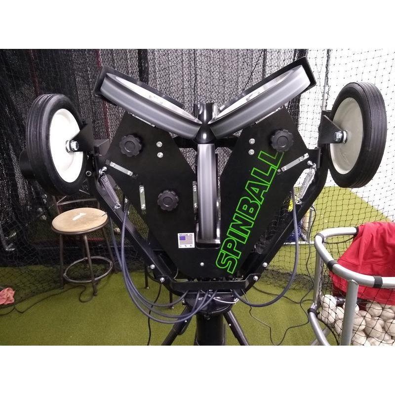 Spinball iPitch Smart Baseball & BB-XL 3 Wheel Pitching Machine IPC3