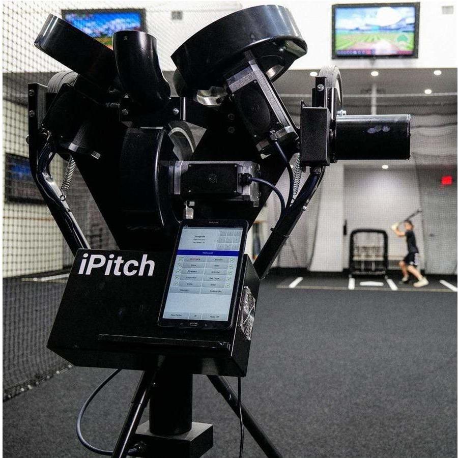 Spinball iPitch Smart Baseball & BB-XL 3 Wheel Pitching Machine IPC3