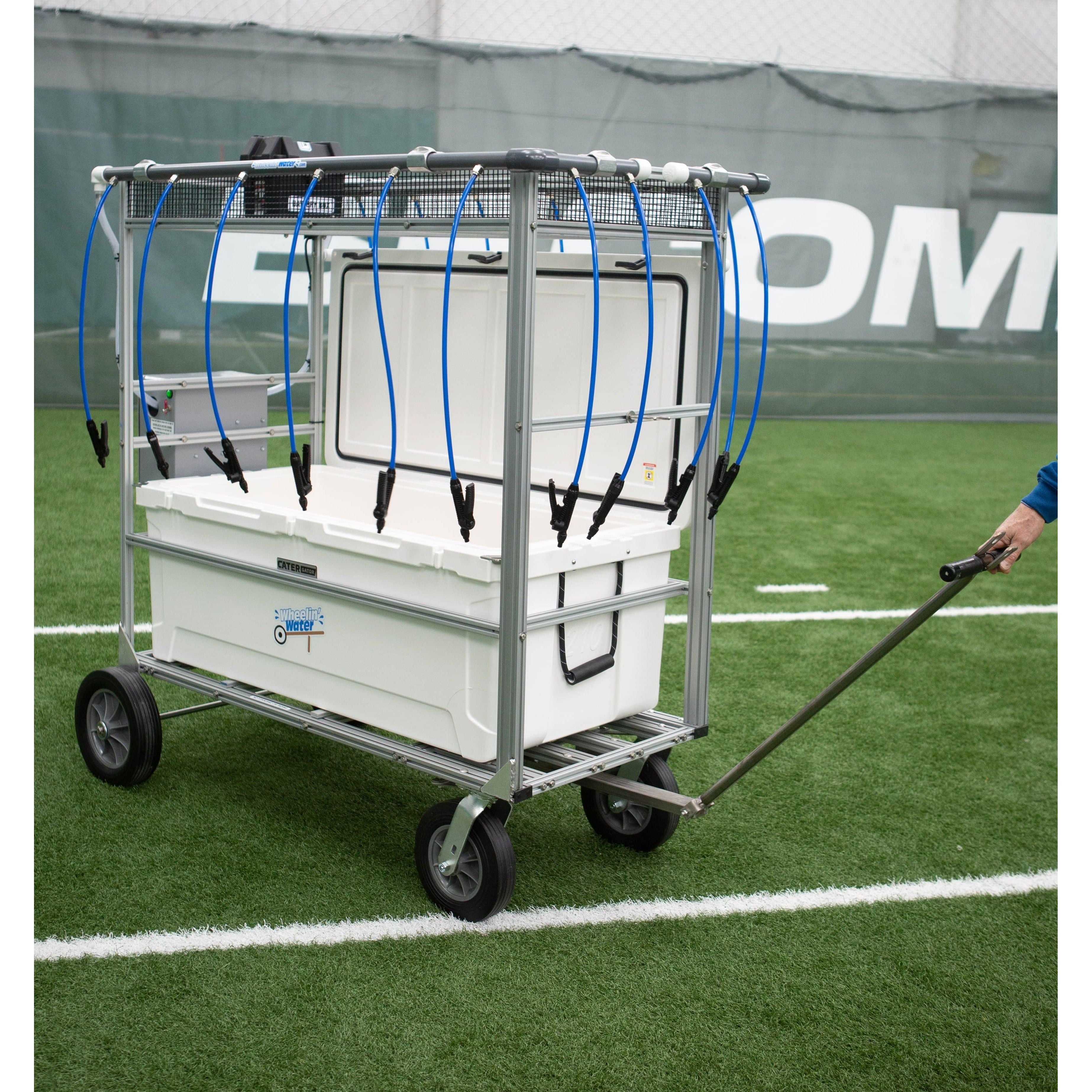 Wheelin Water WTM51-16 Team Cooler 51  (51 GALLON COOLER) Water Hydration Cart