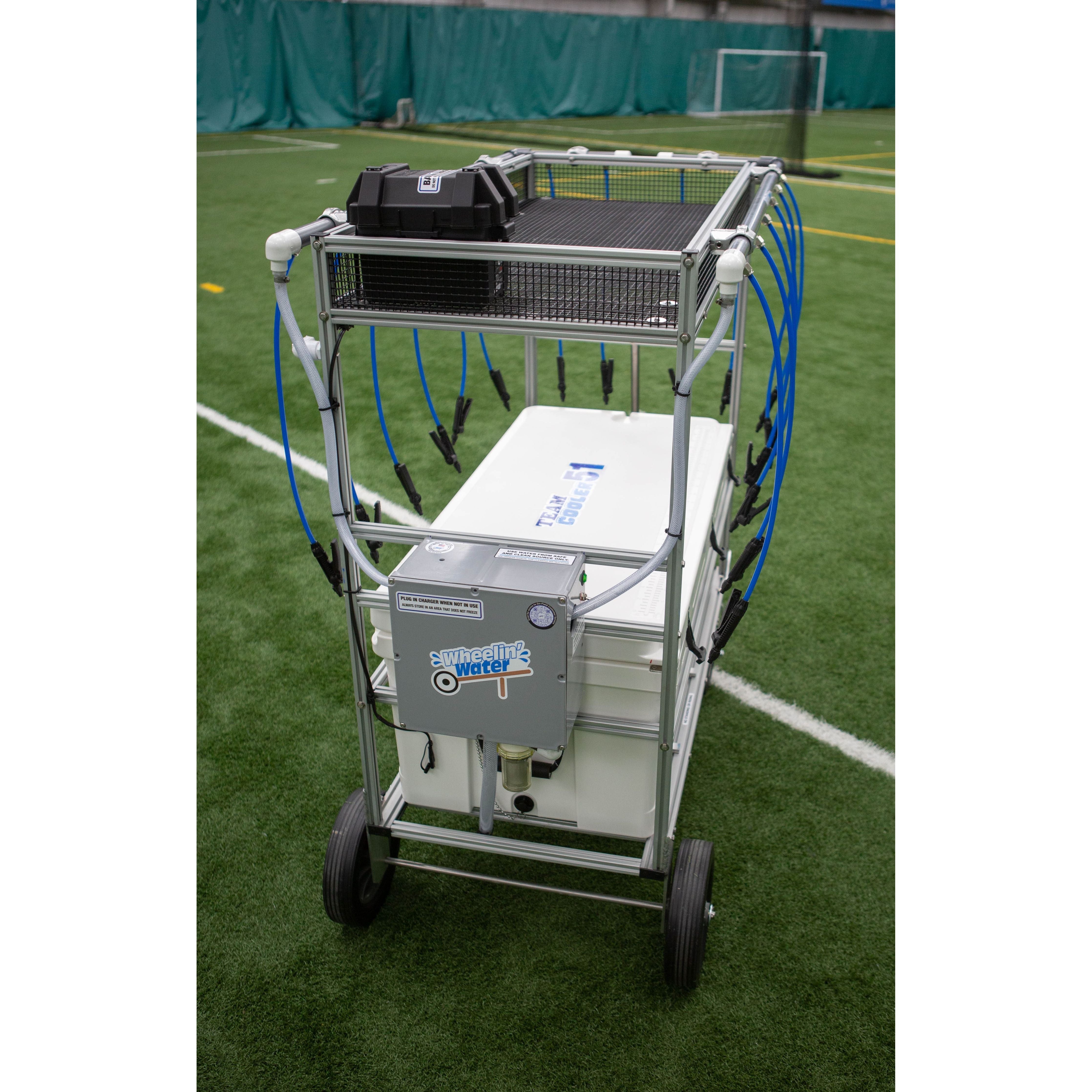 Wheelin Water WTM51-16 Team Cooler 51  (51 GALLON COOLER) Water Hydration Cart